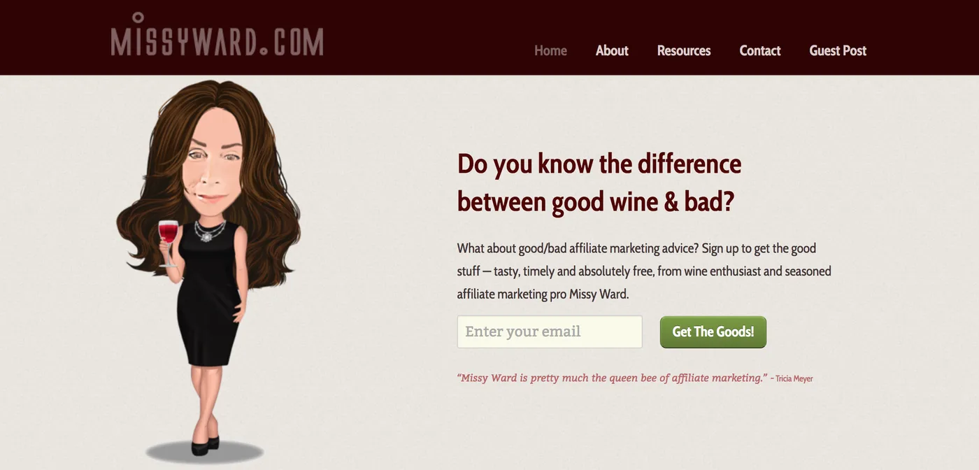 Missy Ward Affiliate Marketing Blog